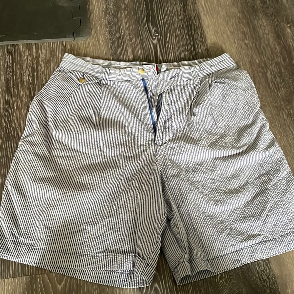 Tommy Hilfiger mens seersucker shorts